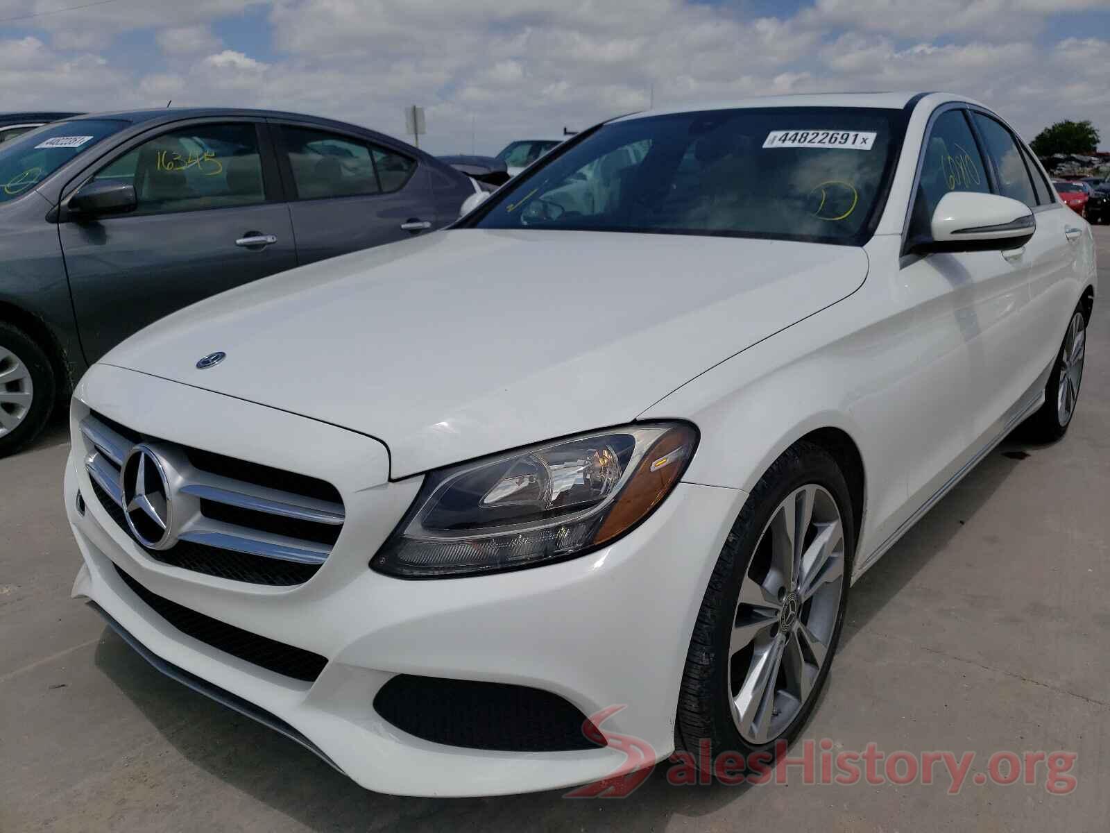 55SWF4JB0JU240988 2018 MERCEDES-BENZ C CLASS