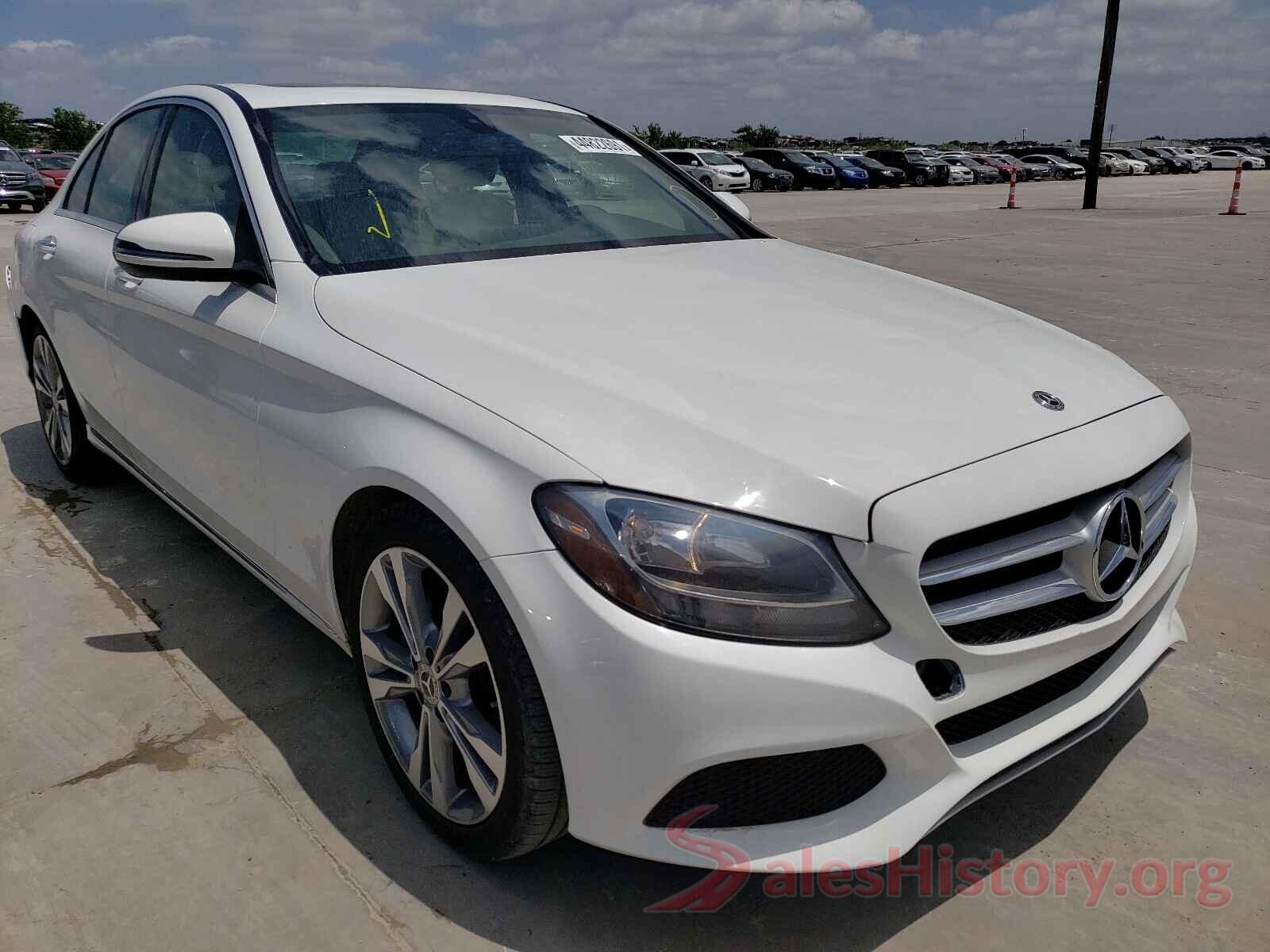 55SWF4JB0JU240988 2018 MERCEDES-BENZ C CLASS