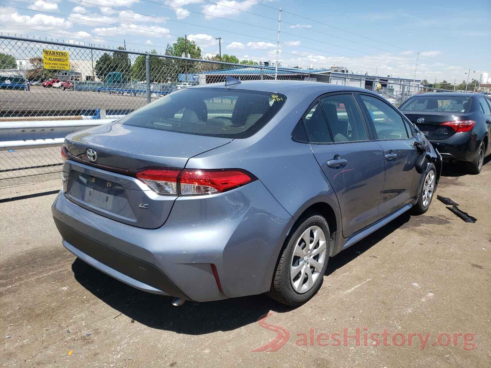 JTDEPRAE3LJ051135 2020 TOYOTA COROLLA