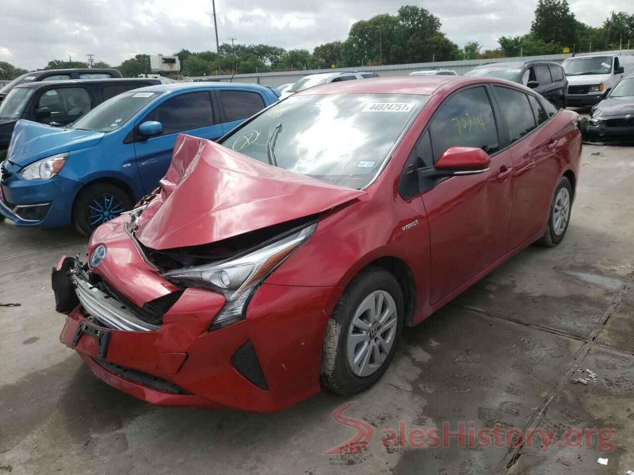 JTDKBRFU9H3543780 2017 TOYOTA PRIUS