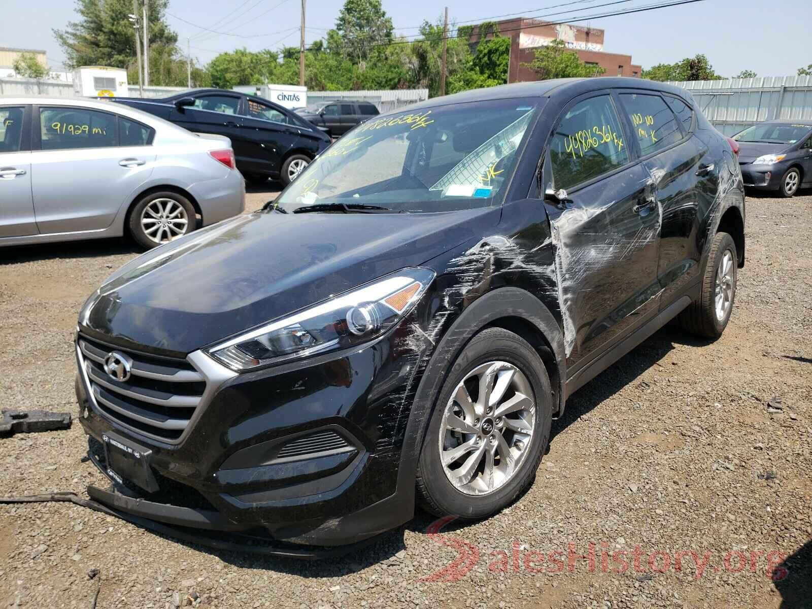 KM8J2CA45JU700300 2018 HYUNDAI TUCSON