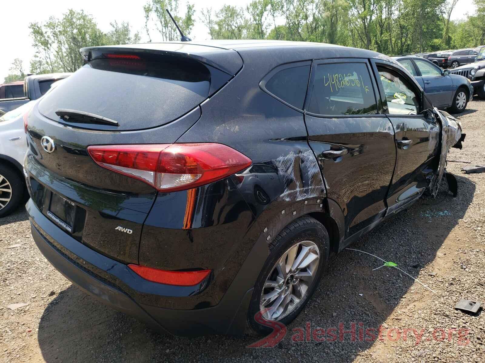 KM8J2CA45JU700300 2018 HYUNDAI TUCSON