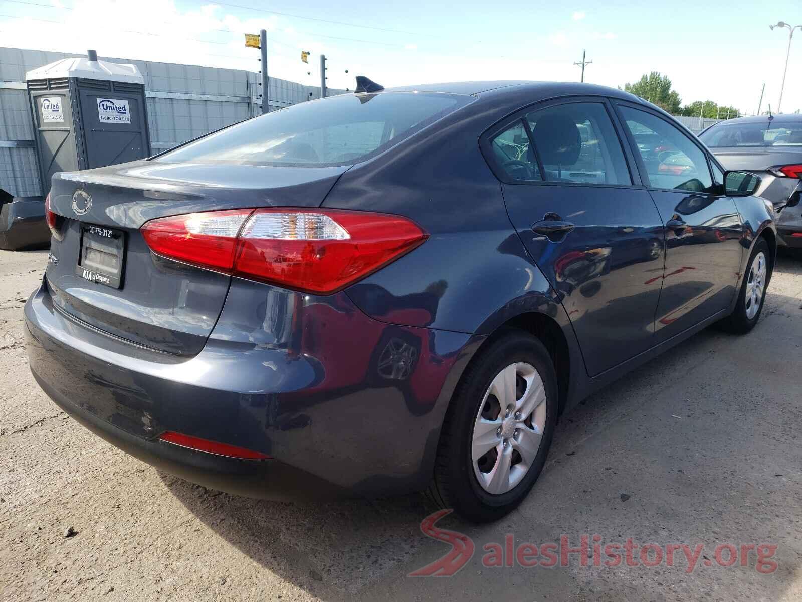 KNAFK4A69G5543548 2016 KIA FORTE