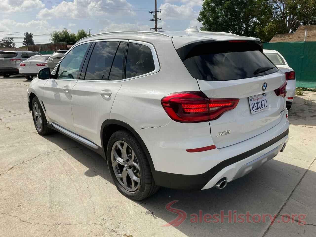 5UXTY3C08M9F04592 2021 BMW X3