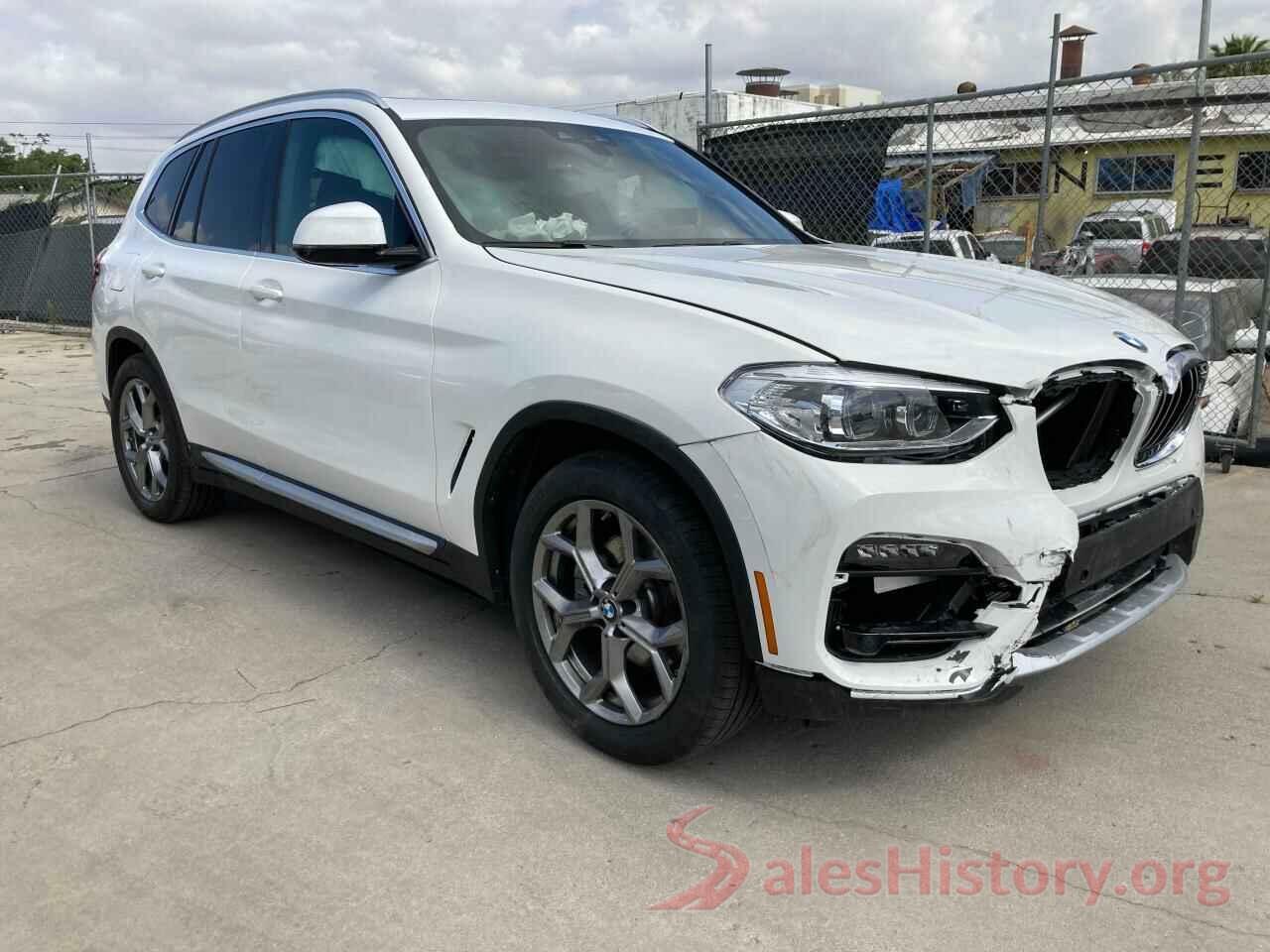 5UXTY3C08M9F04592 2021 BMW X3