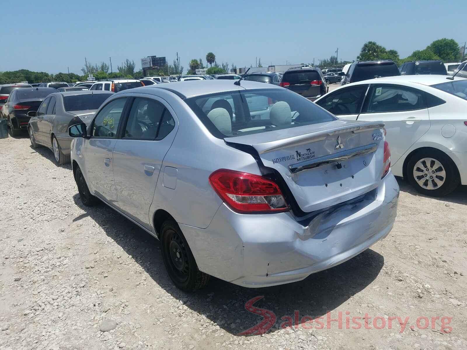 ML32F3FJ3JHF13101 2018 MITSUBISHI MIRAGE