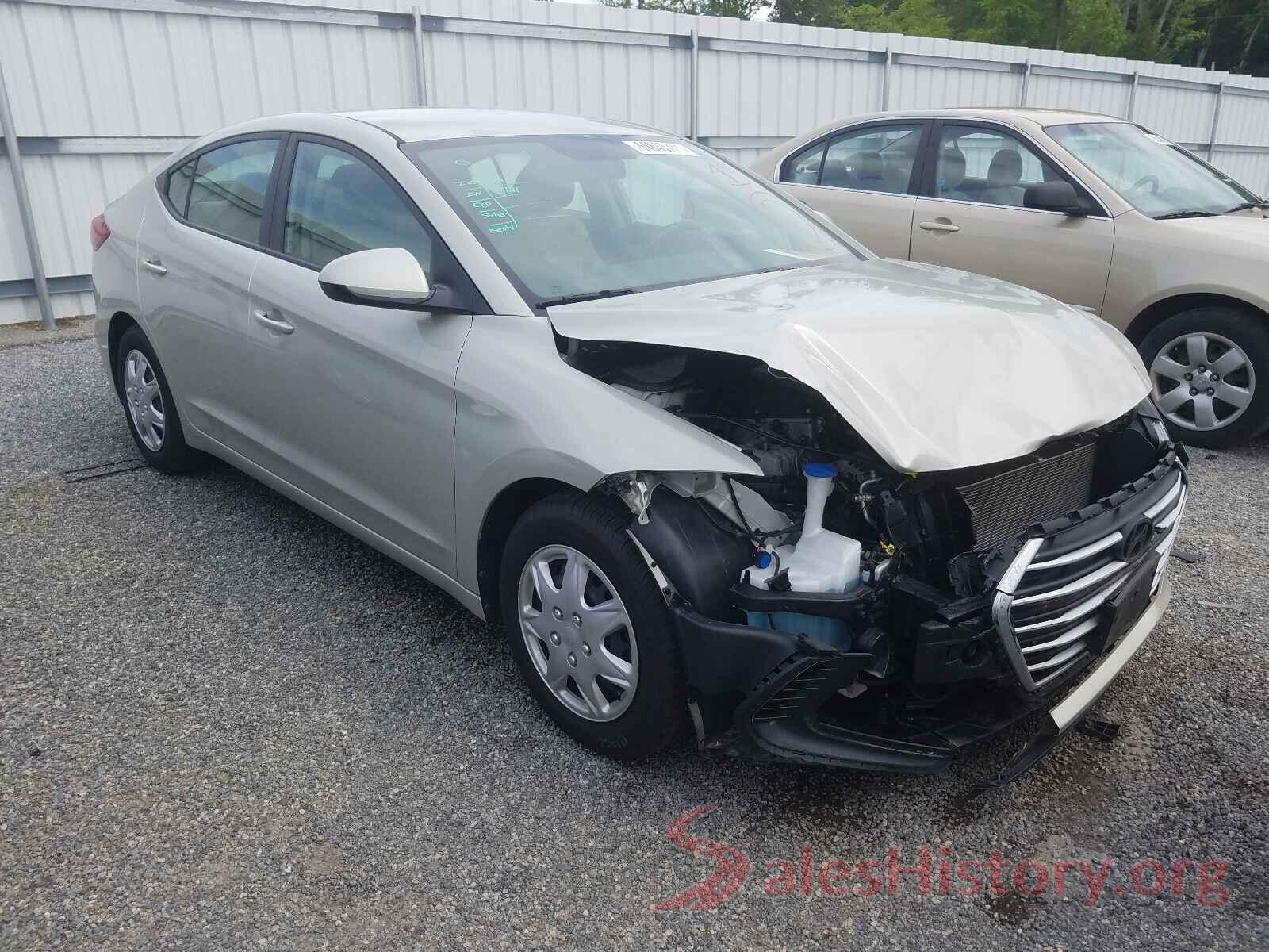 KMHD74LF9HU350229 2017 HYUNDAI ELANTRA