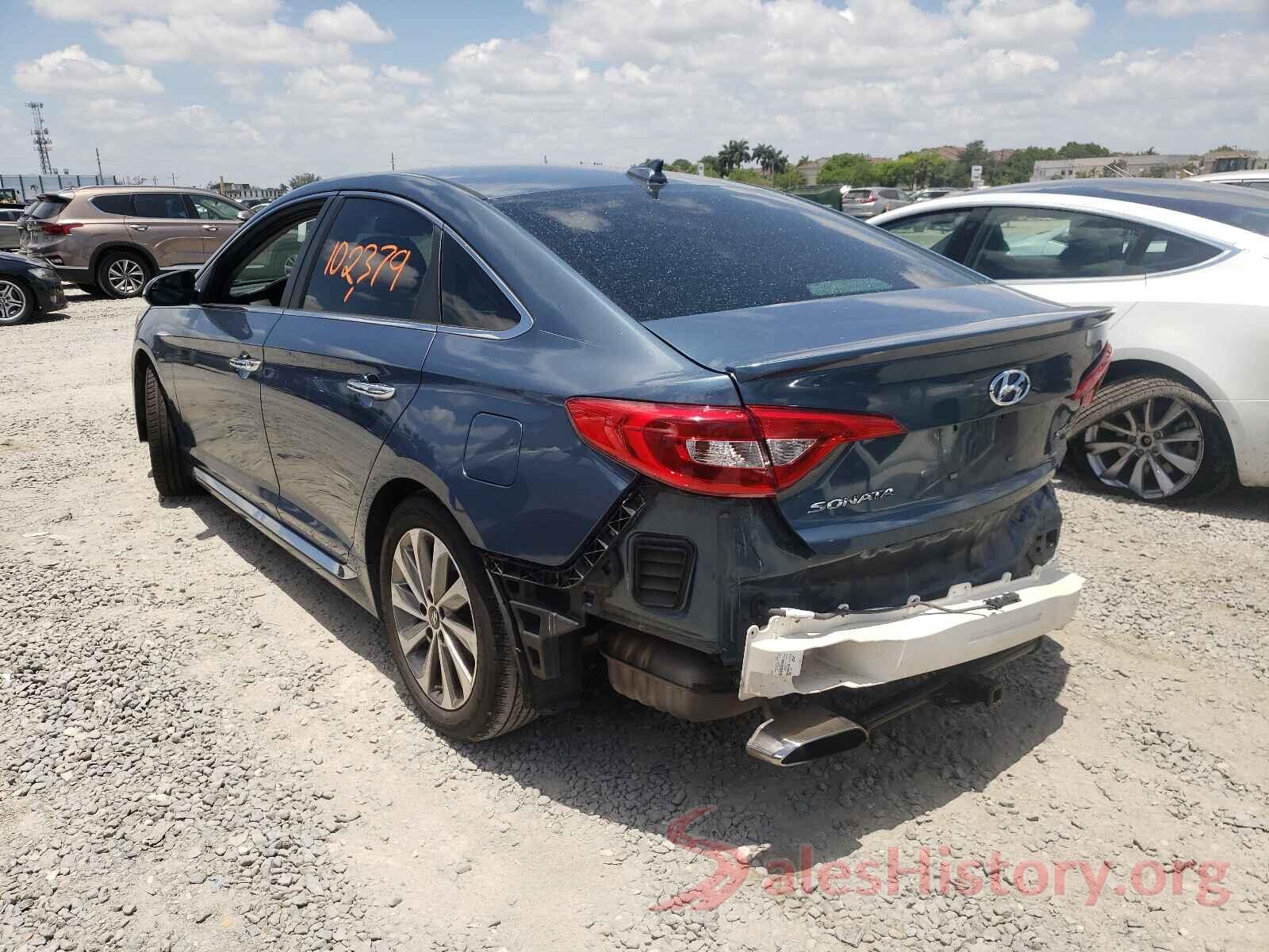 5NPE34AF0HH500066 2017 HYUNDAI SONATA