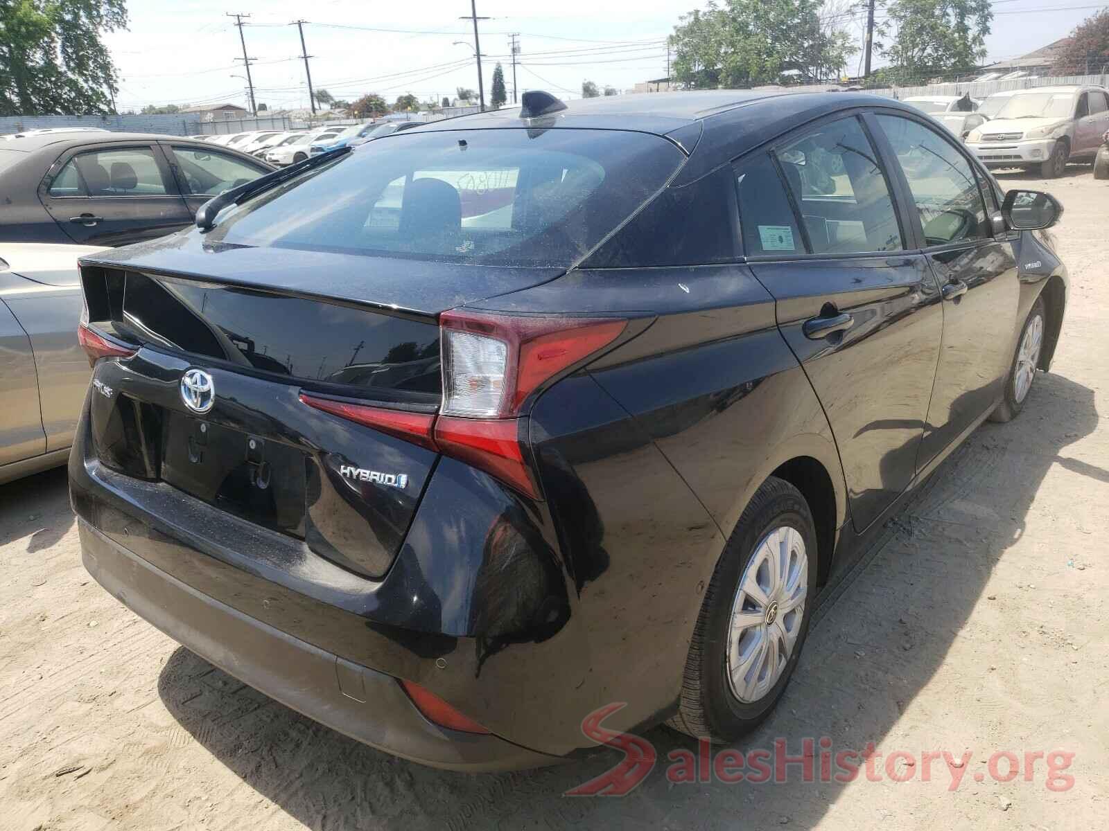 JTDKARFUXL3110898 2020 TOYOTA PRIUS