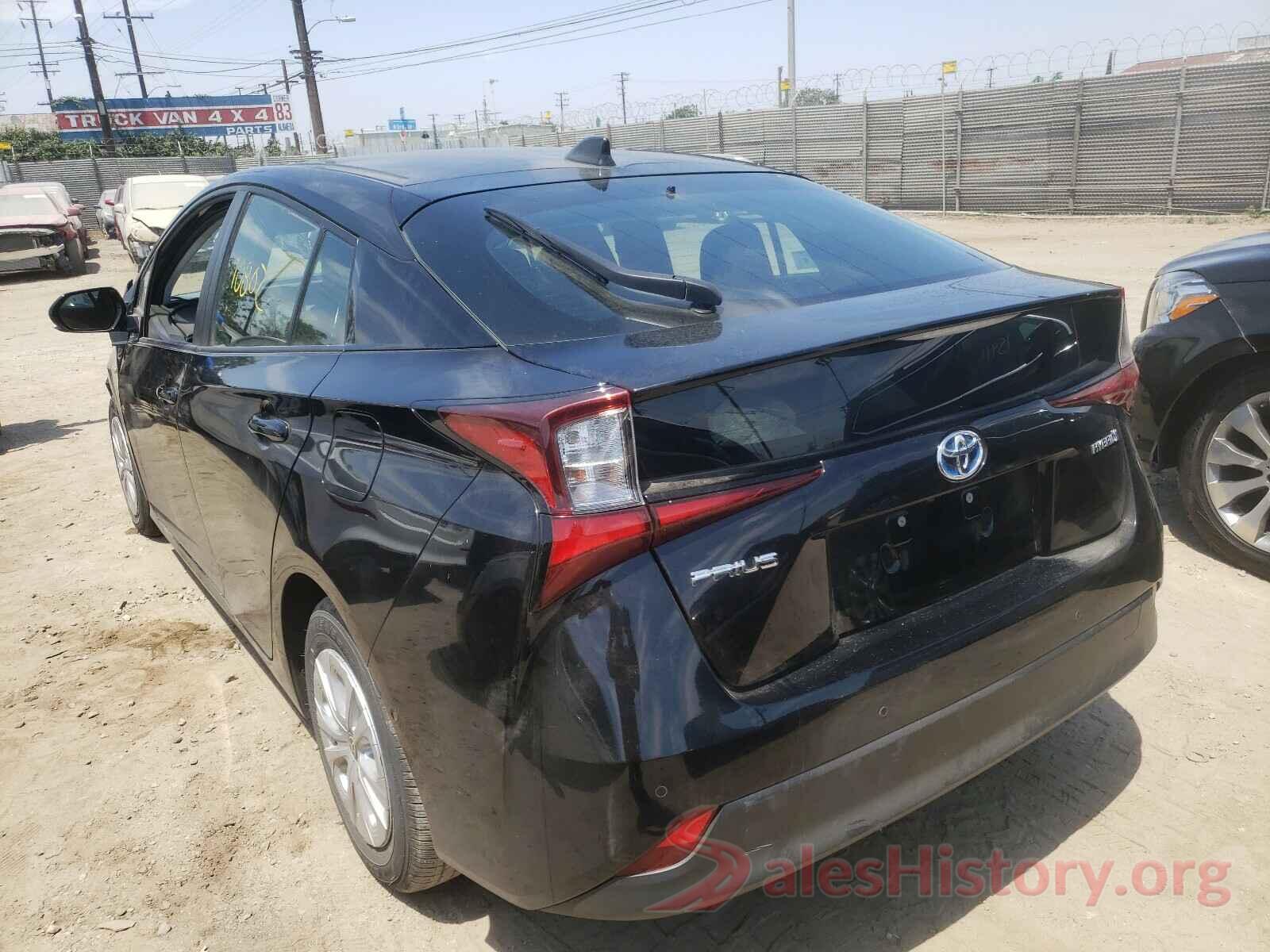 JTDKARFUXL3110898 2020 TOYOTA PRIUS