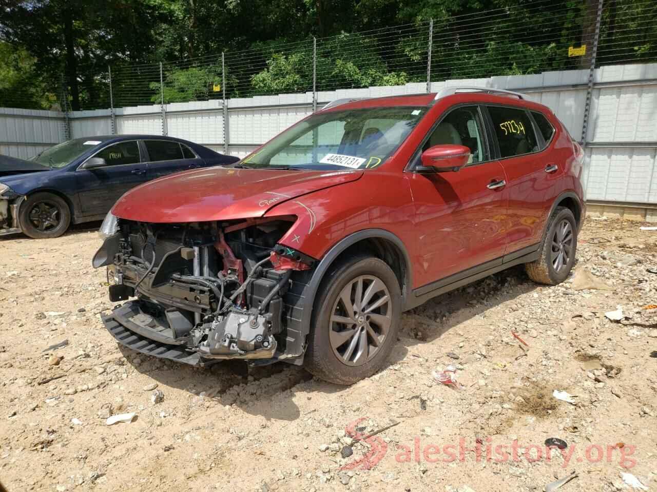 5N1AT2MV7GC784422 2016 NISSAN ROGUE