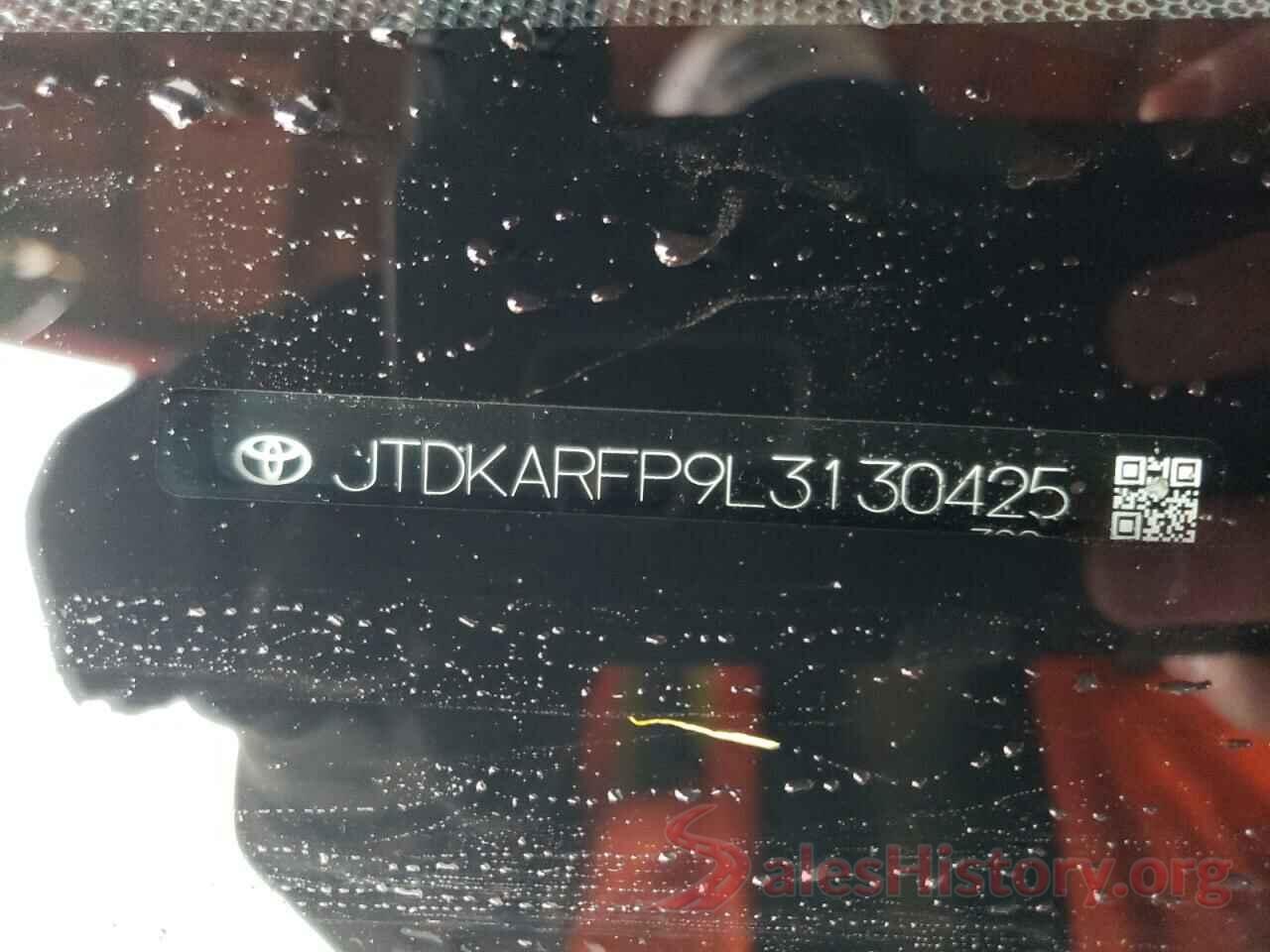 JTDKARFP9L3130425 2020 TOYOTA PRIUS