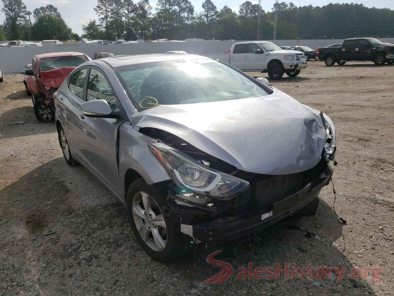 5NPDH4AE8GH726665 2016 HYUNDAI ELANTRA