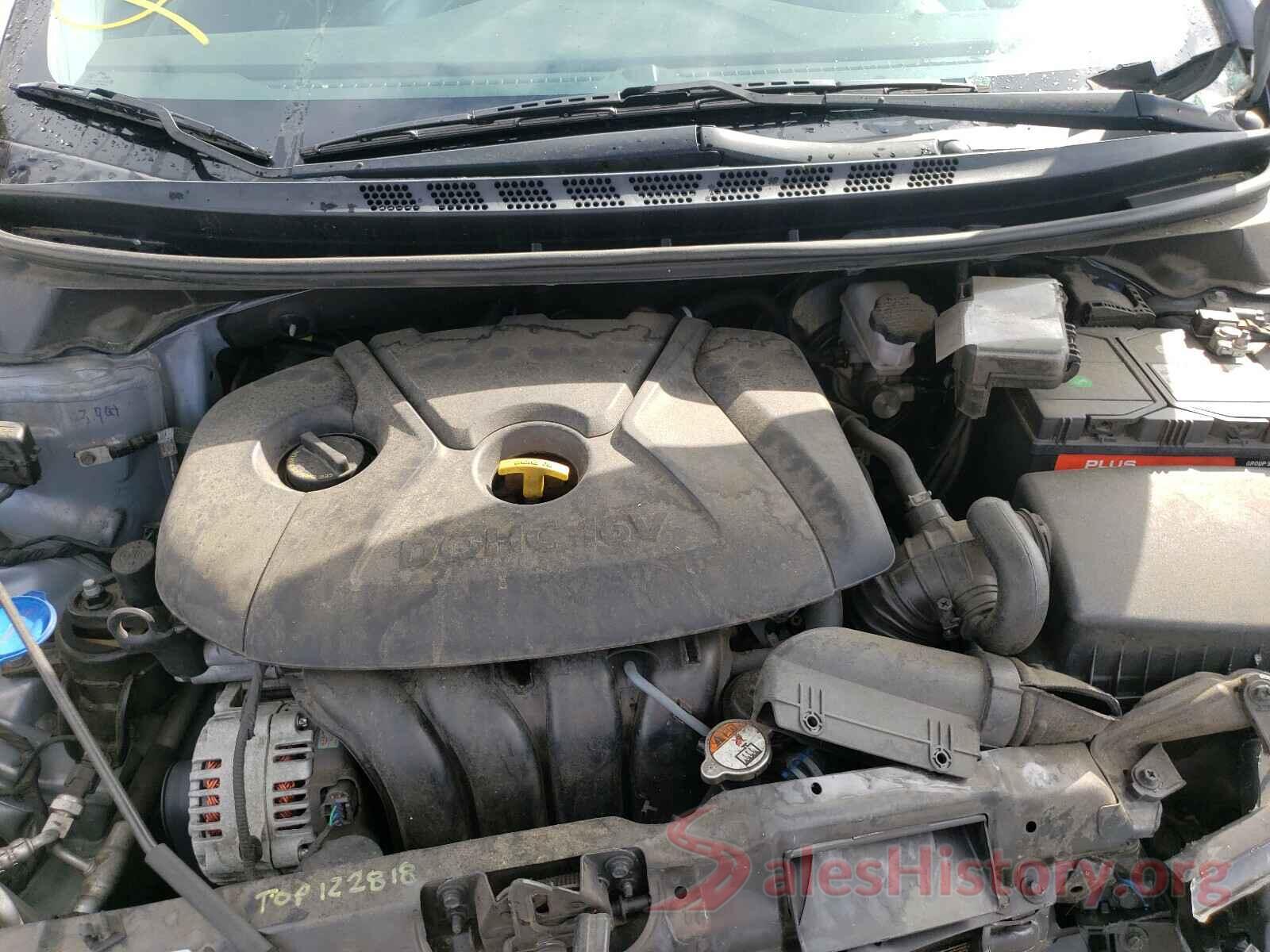 5NPDH4AE8GH726665 2016 HYUNDAI ELANTRA