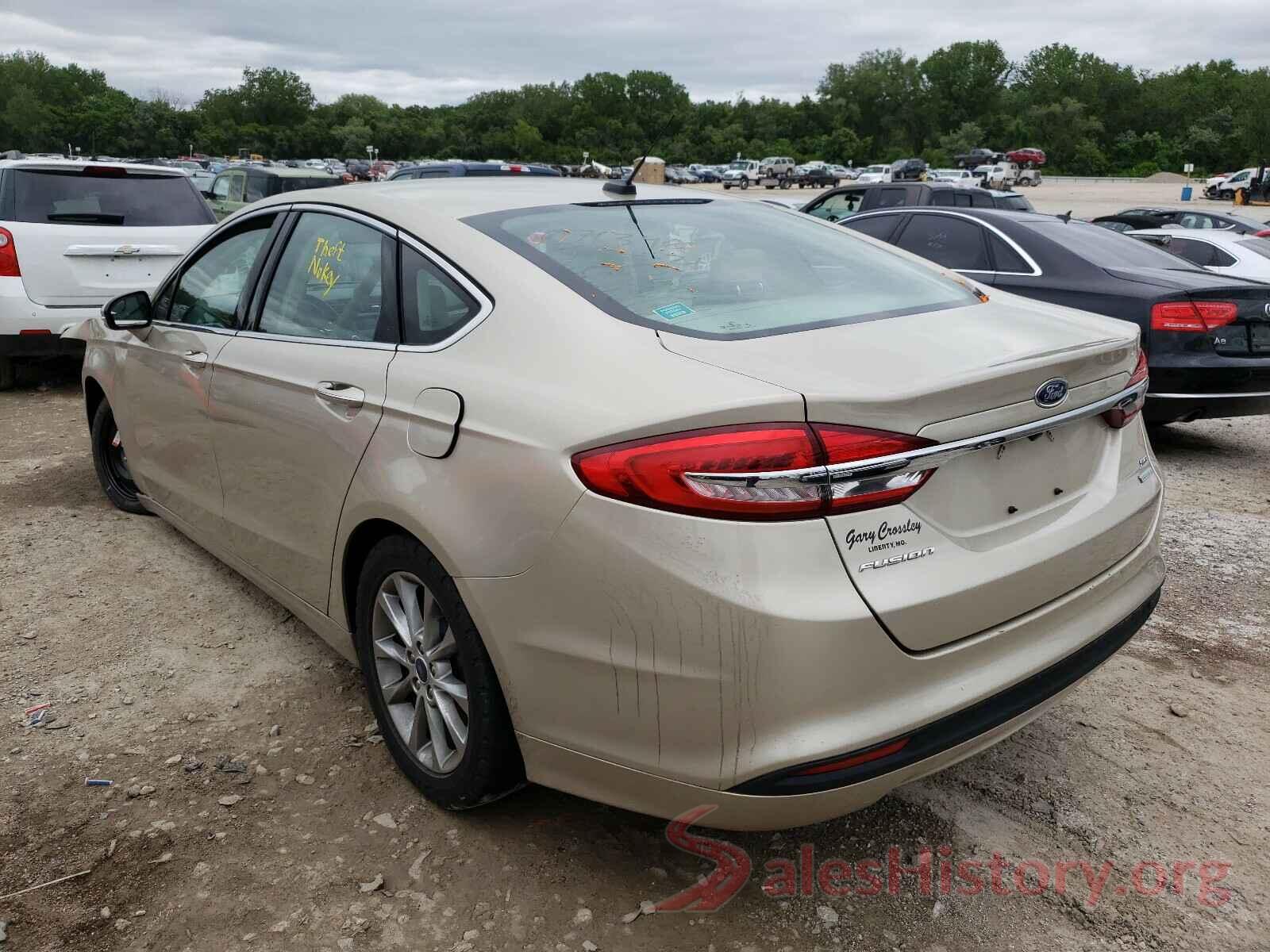 3FA6P0HD7HR124457 2017 FORD FUSION