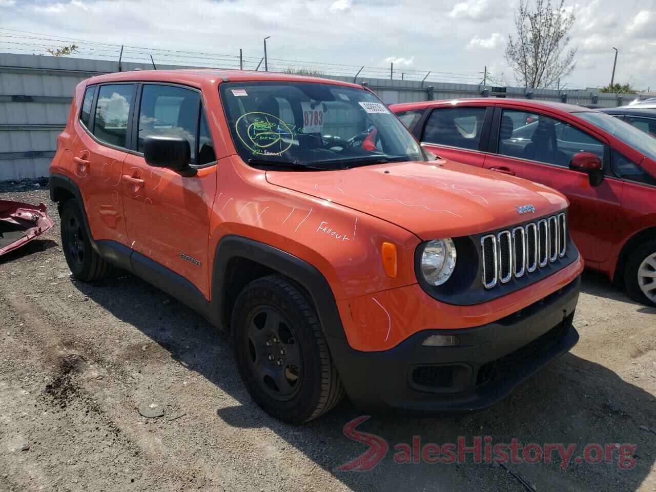 ZACCJAAT0GPD36051 2016 JEEP RENEGADE