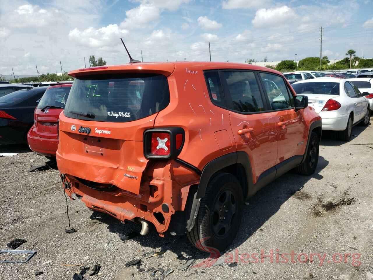 ZACCJAAT0GPD36051 2016 JEEP RENEGADE