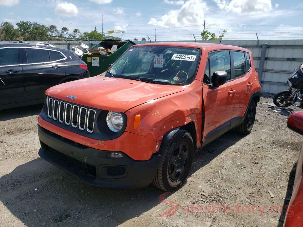 ZACCJAAT0GPD36051 2016 JEEP RENEGADE