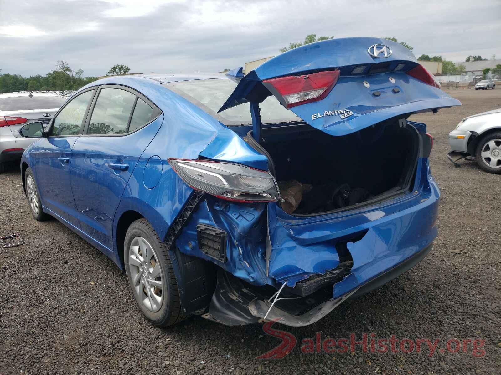 5NPD74LF5HH099997 2017 HYUNDAI ELANTRA