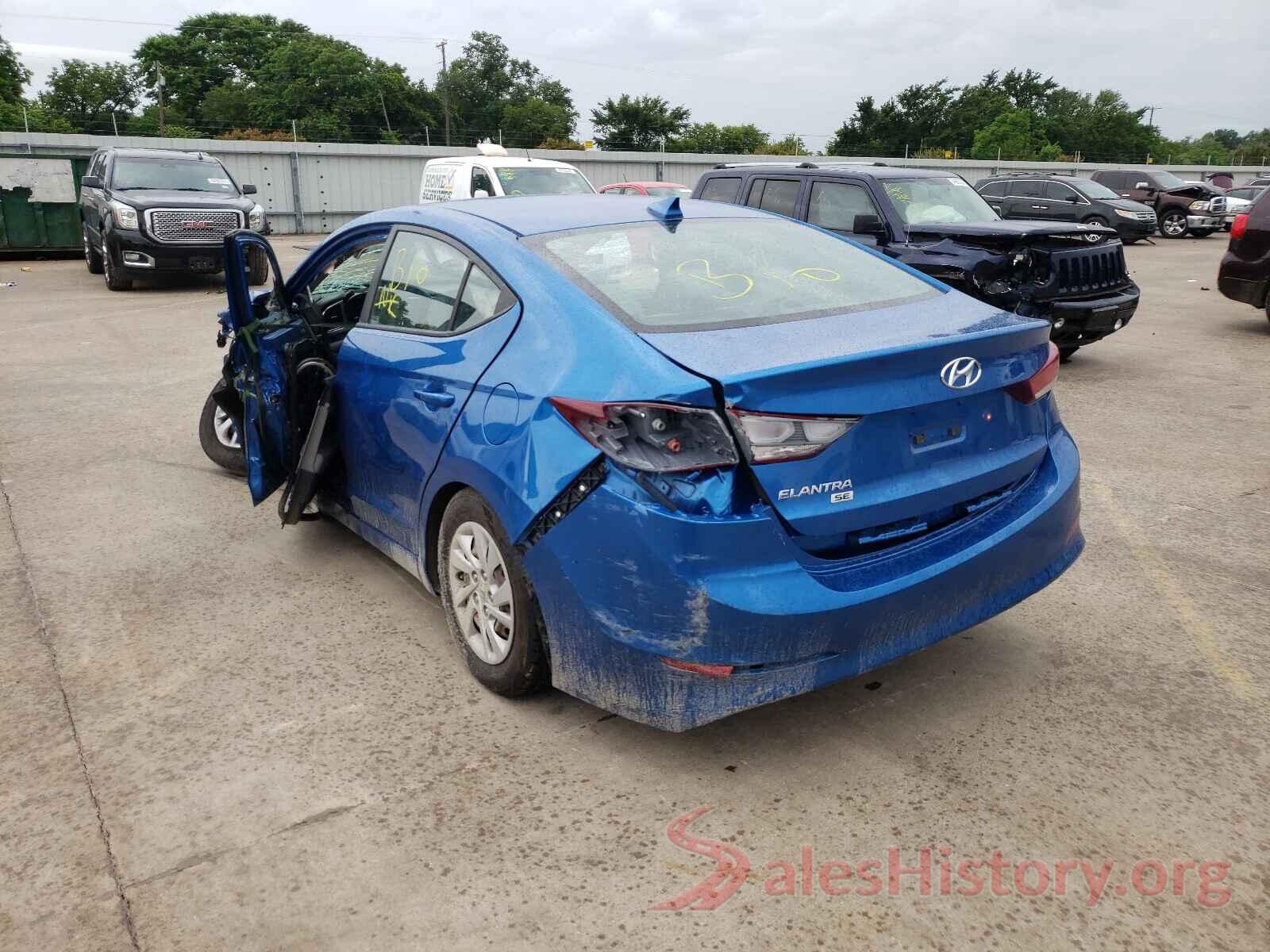 5NPD74LF8HH204371 2017 HYUNDAI ELANTRA