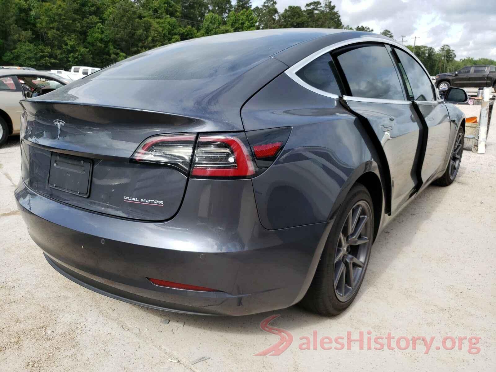 5YJ3E1EB4KF432707 2019 TESLA MODEL 3