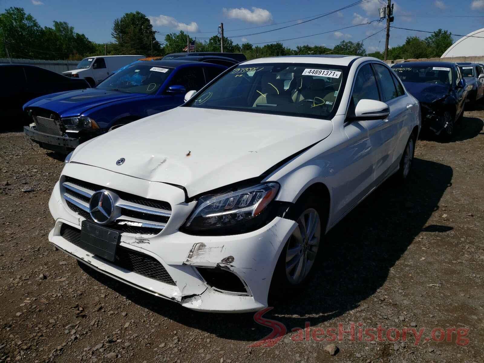 55SWF8EBXKU315747 2019 MERCEDES-BENZ C CLASS