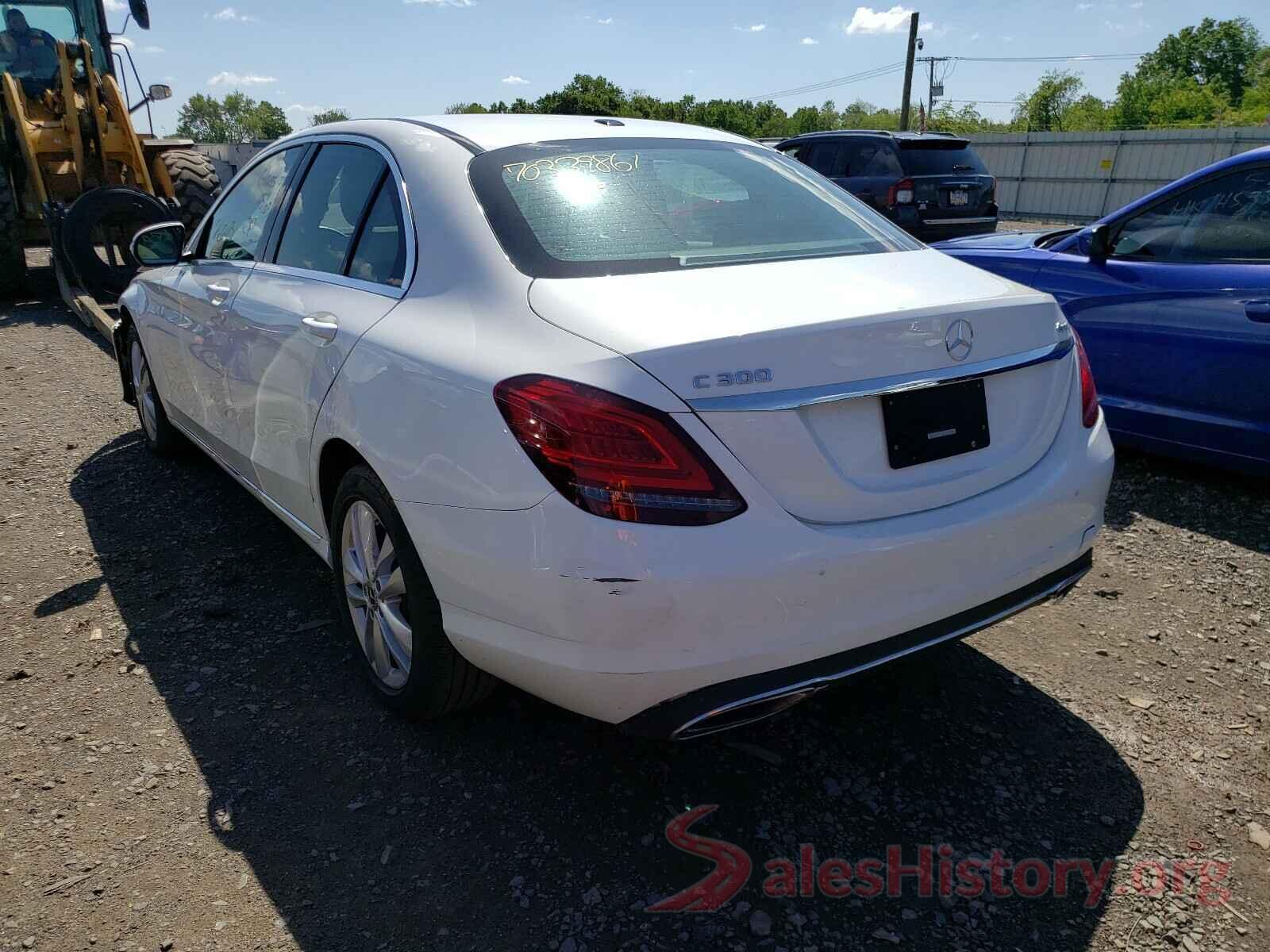 55SWF8EBXKU315747 2019 MERCEDES-BENZ C CLASS