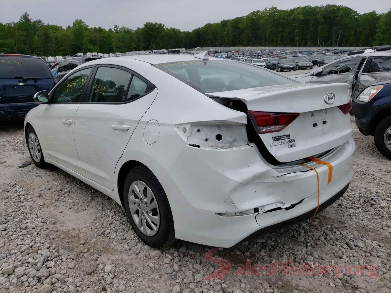 5NPD74LF2HH175434 2017 HYUNDAI ELANTRA