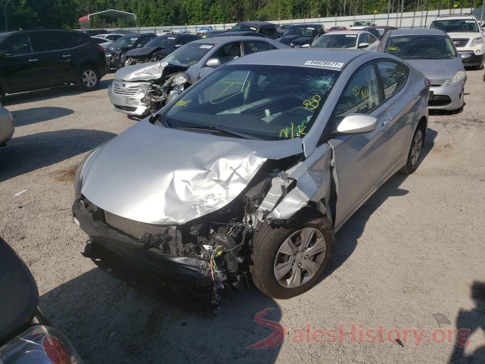 5NPDH4AE7GH755316 2016 HYUNDAI ELANTRA