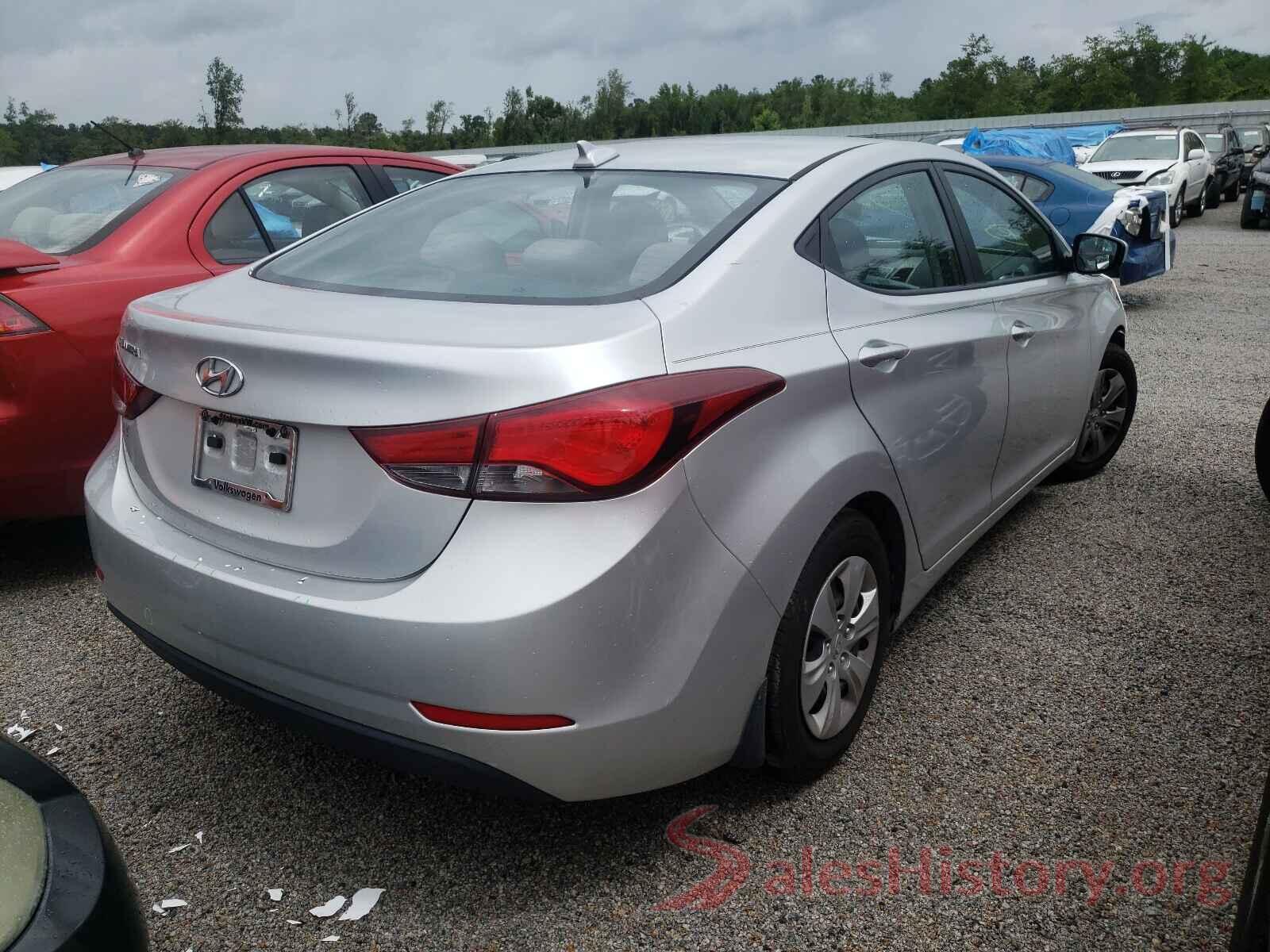 5NPDH4AE7GH755316 2016 HYUNDAI ELANTRA