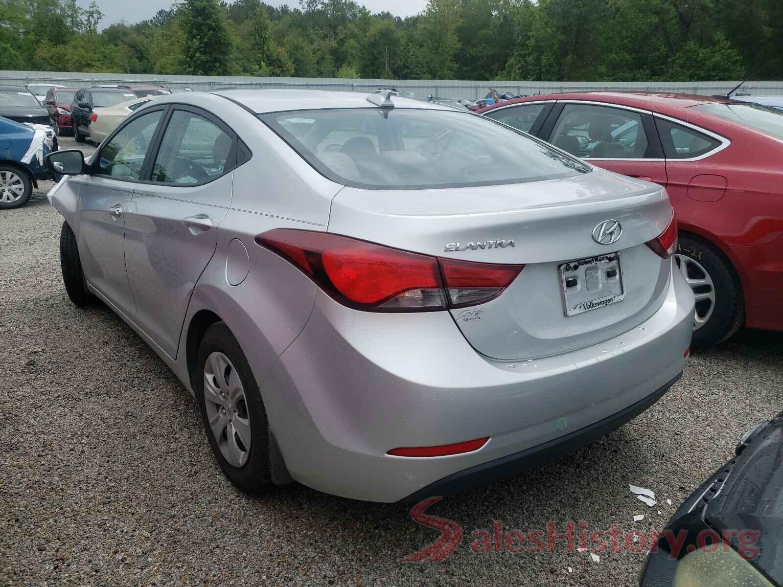 5NPDH4AE7GH755316 2016 HYUNDAI ELANTRA