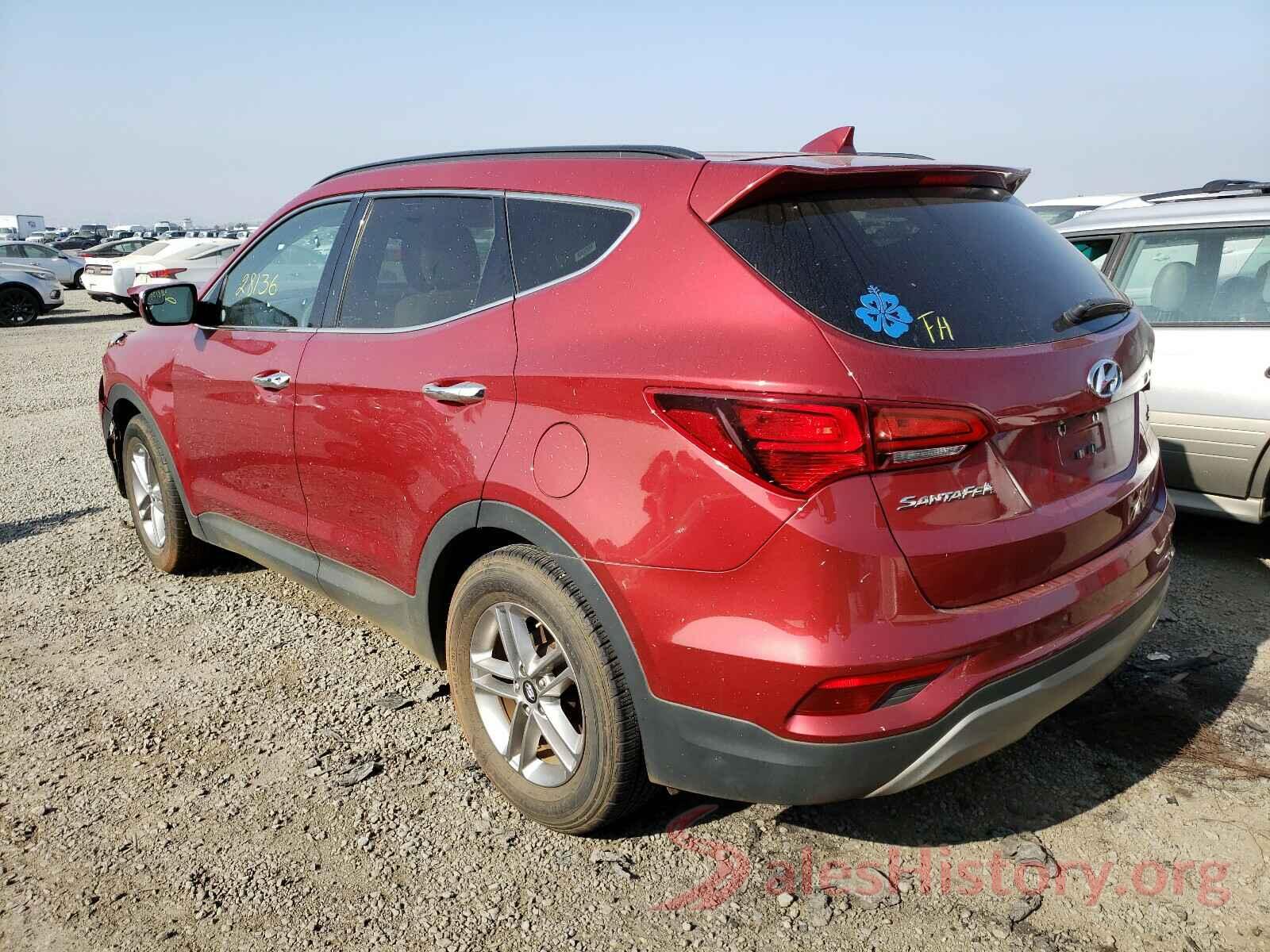 5XYZU3LB7JG523425 2018 HYUNDAI SANTA FE