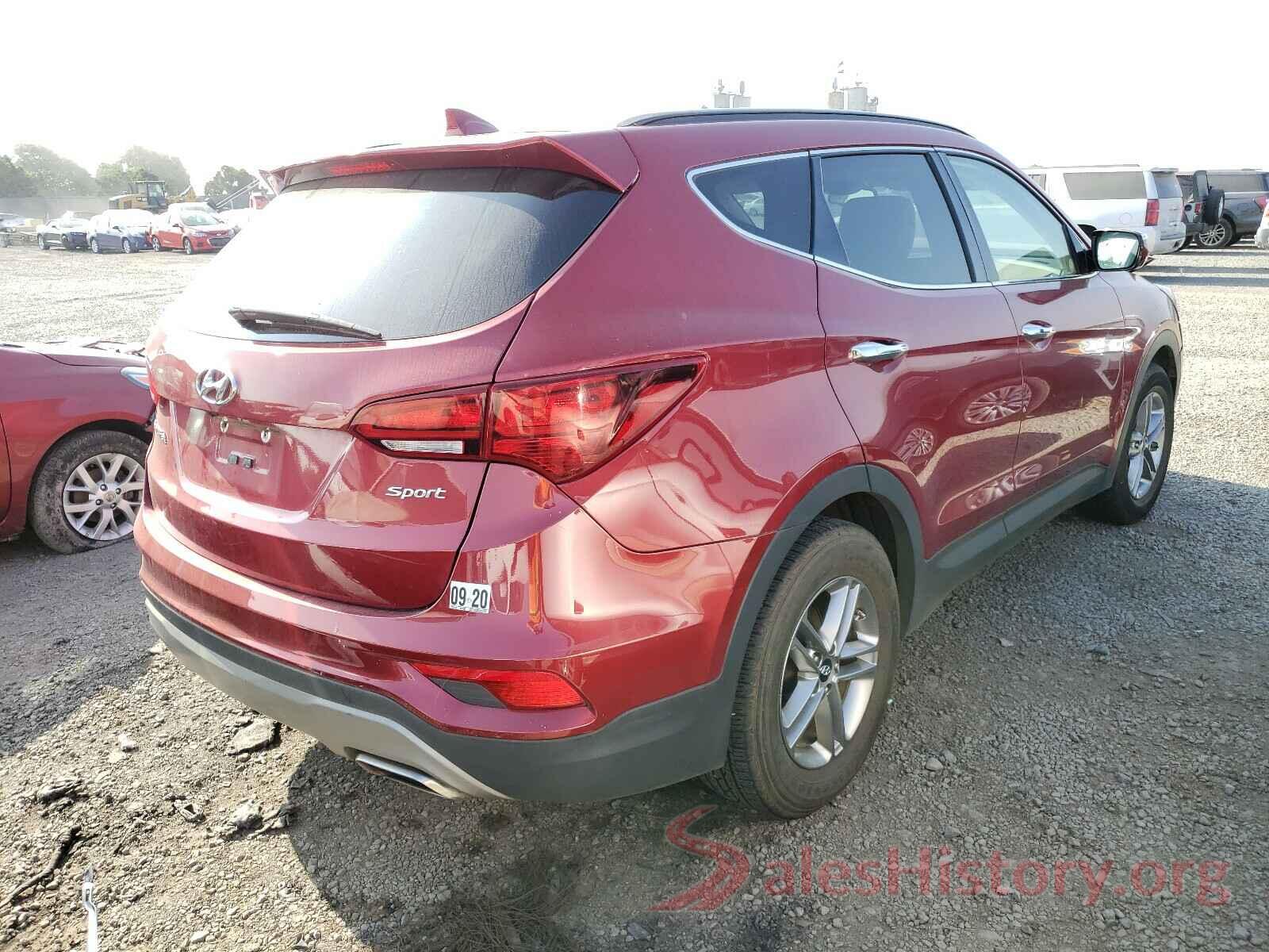 5XYZU3LB7JG523425 2018 HYUNDAI SANTA FE