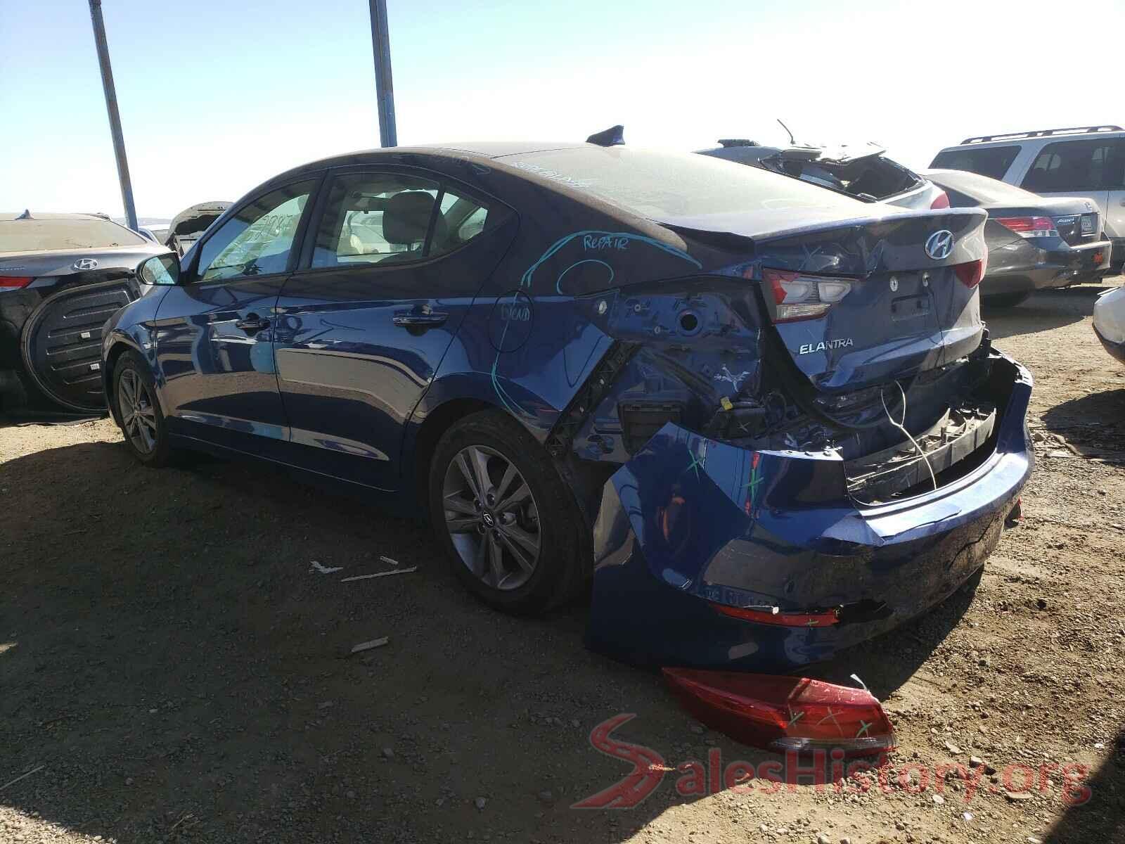 5NPD84LF8JH314503 2018 HYUNDAI ELANTRA