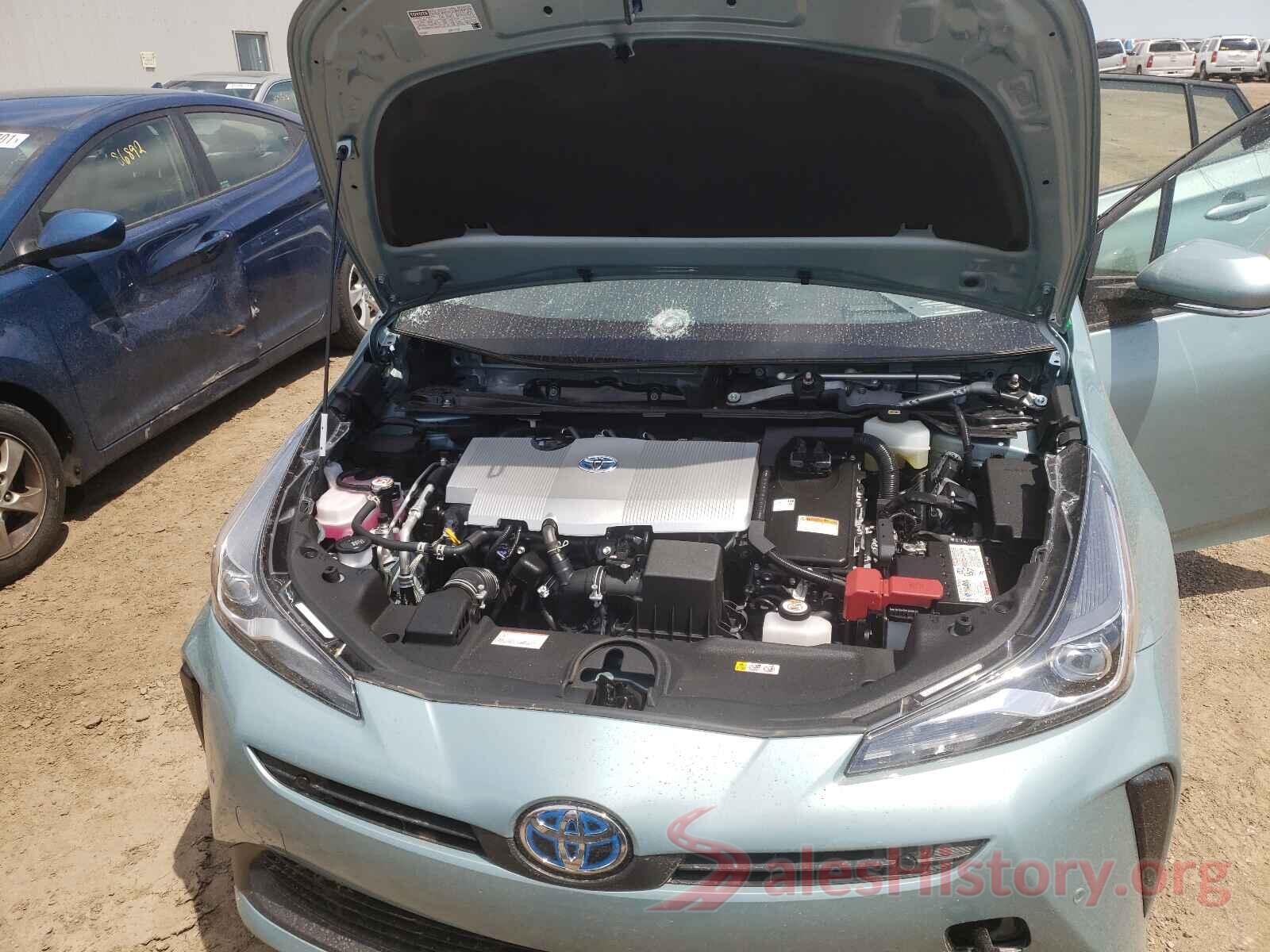 JTDKAMFU1M3134270 2021 TOYOTA PRIUS