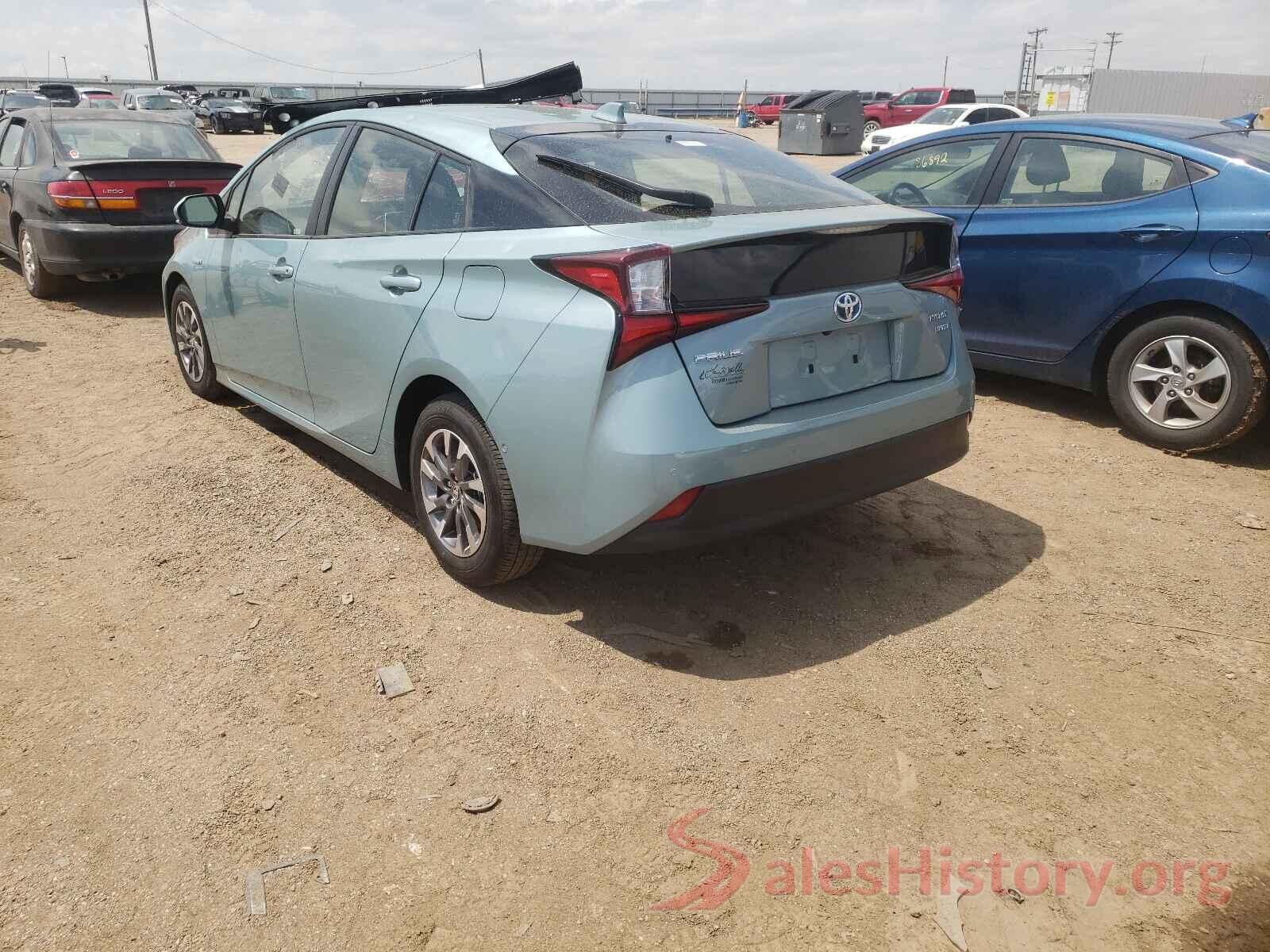 JTDKAMFU1M3134270 2021 TOYOTA PRIUS