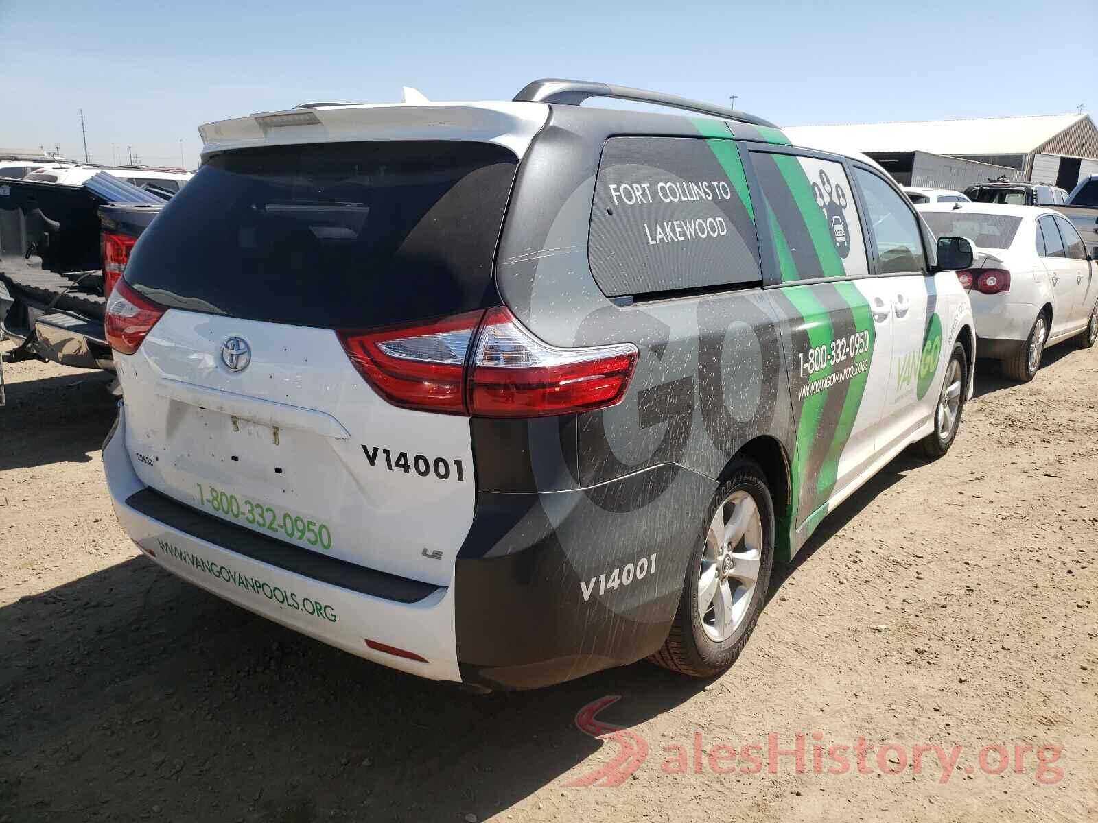 5TDKZ3DC8KS994031 2019 TOYOTA SIENNA