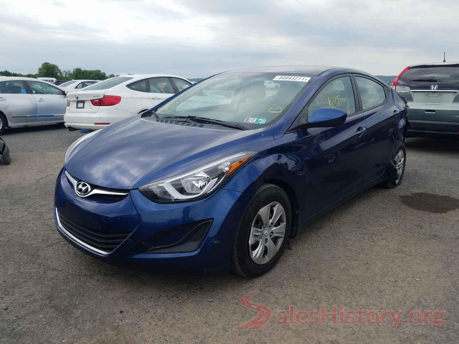 5NPDH4AE5GH763639 2016 HYUNDAI ELANTRA