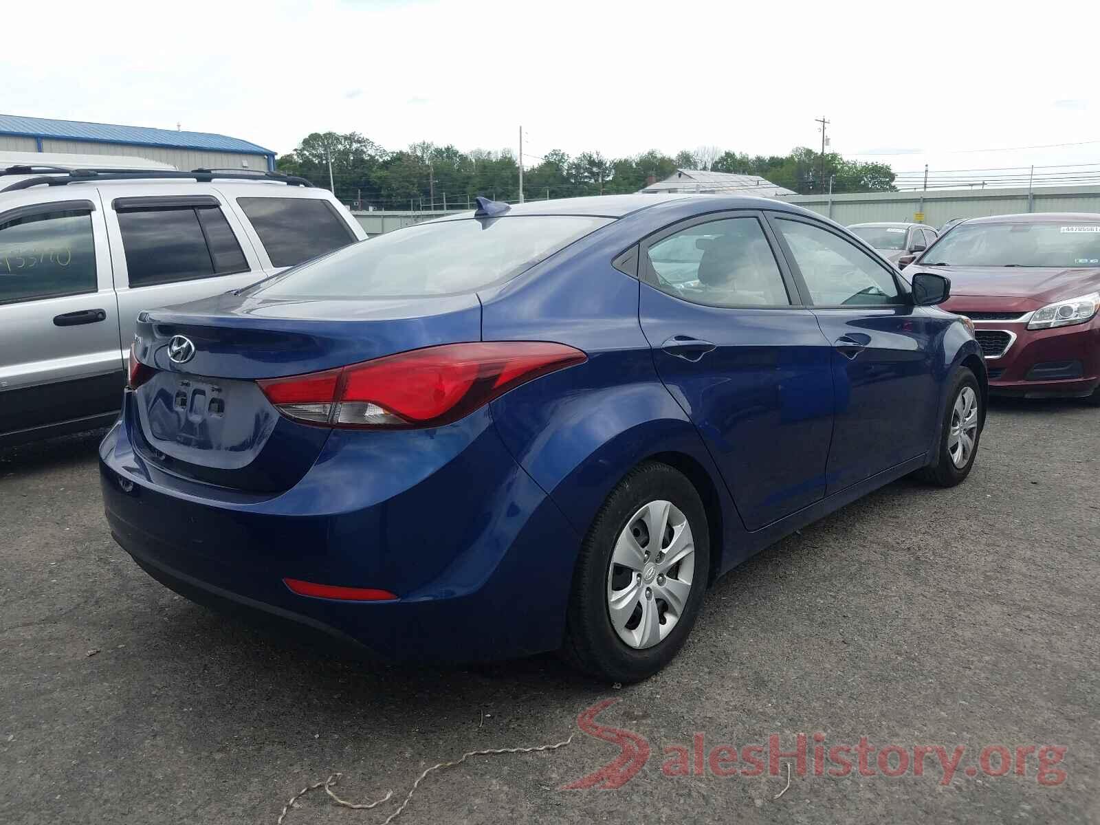 5NPDH4AE5GH763639 2016 HYUNDAI ELANTRA