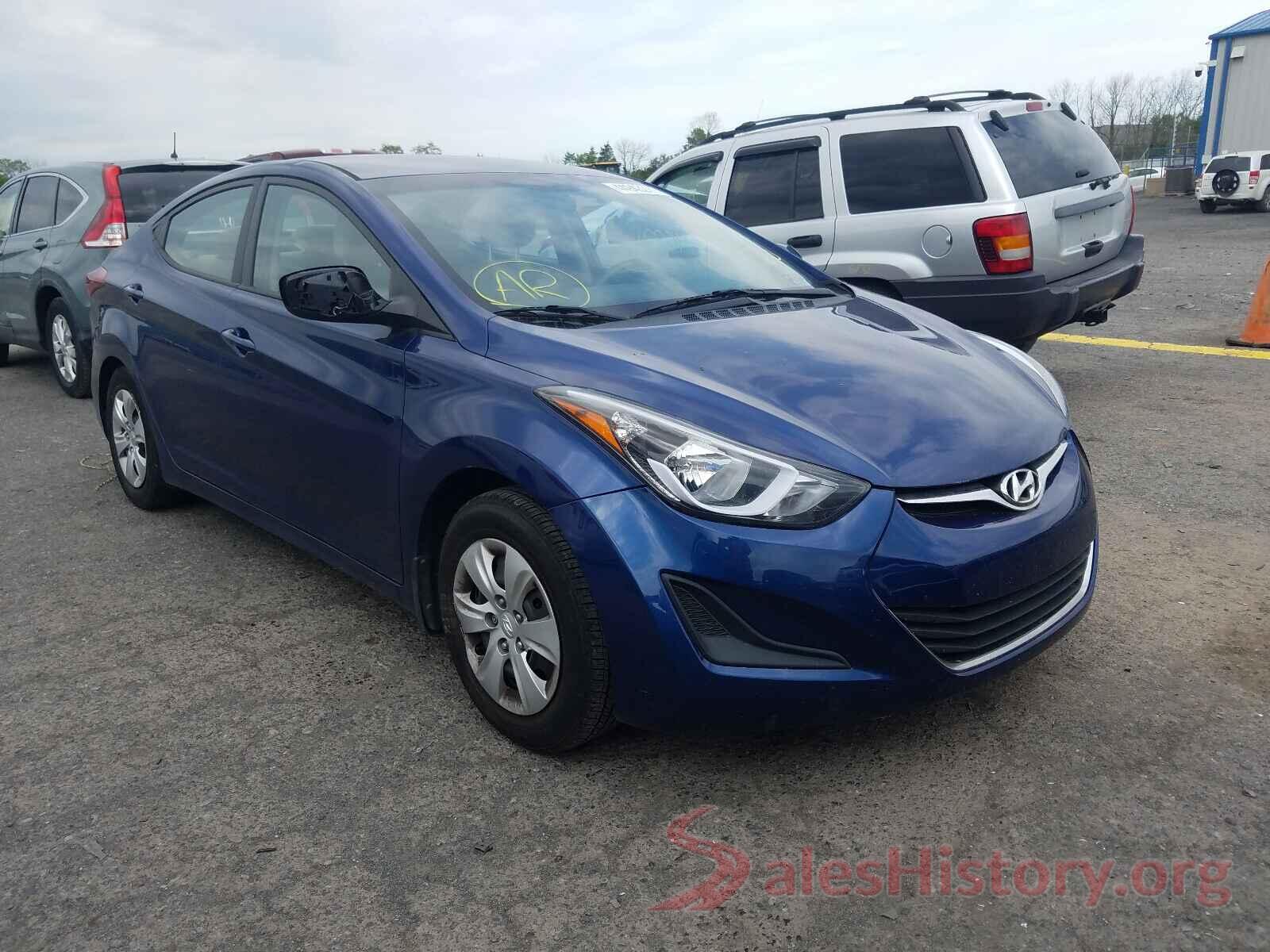 5NPDH4AE5GH763639 2016 HYUNDAI ELANTRA