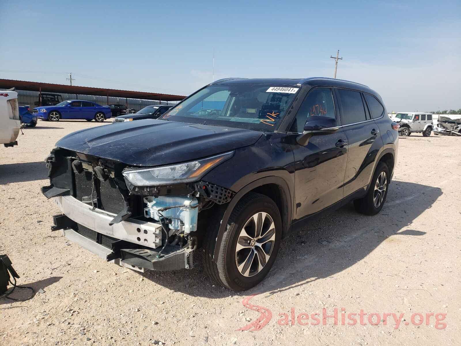 5TDGZRAH4LS005166 2020 TOYOTA HIGHLANDER