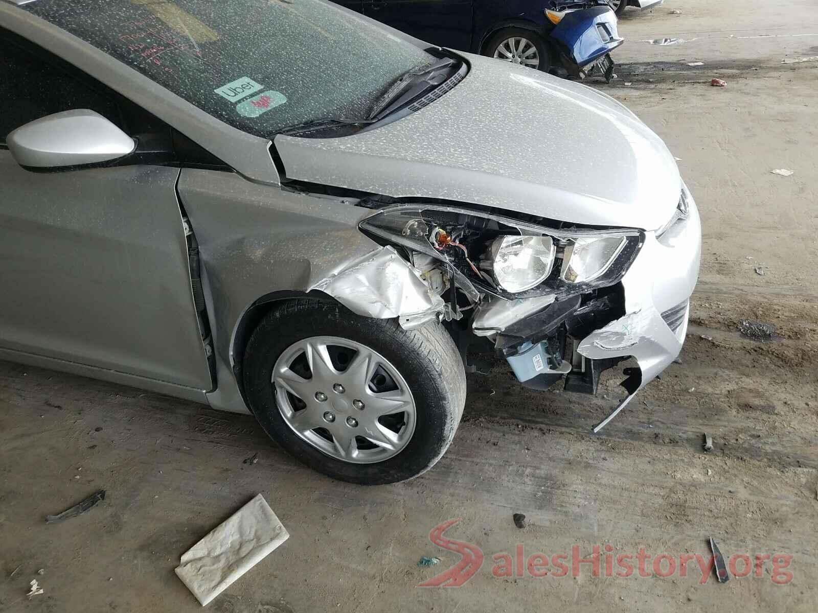 5NPDH4AE6GH770731 2016 HYUNDAI ELANTRA