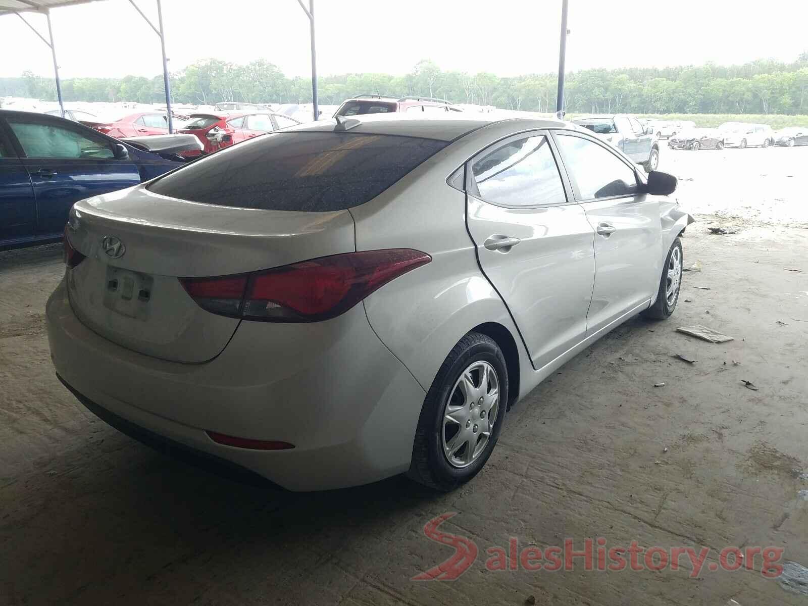 5NPDH4AE6GH770731 2016 HYUNDAI ELANTRA