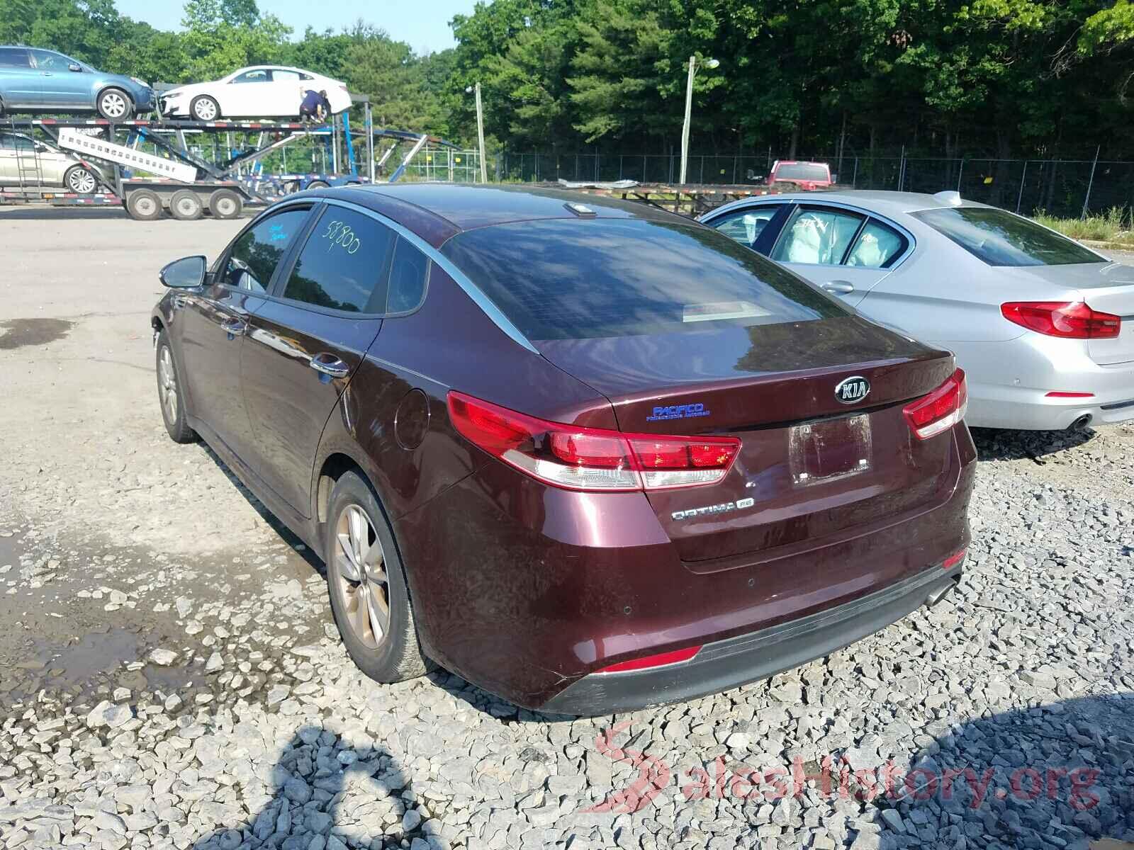 5XXGT4L33GG018598 2016 KIA OPTIMA