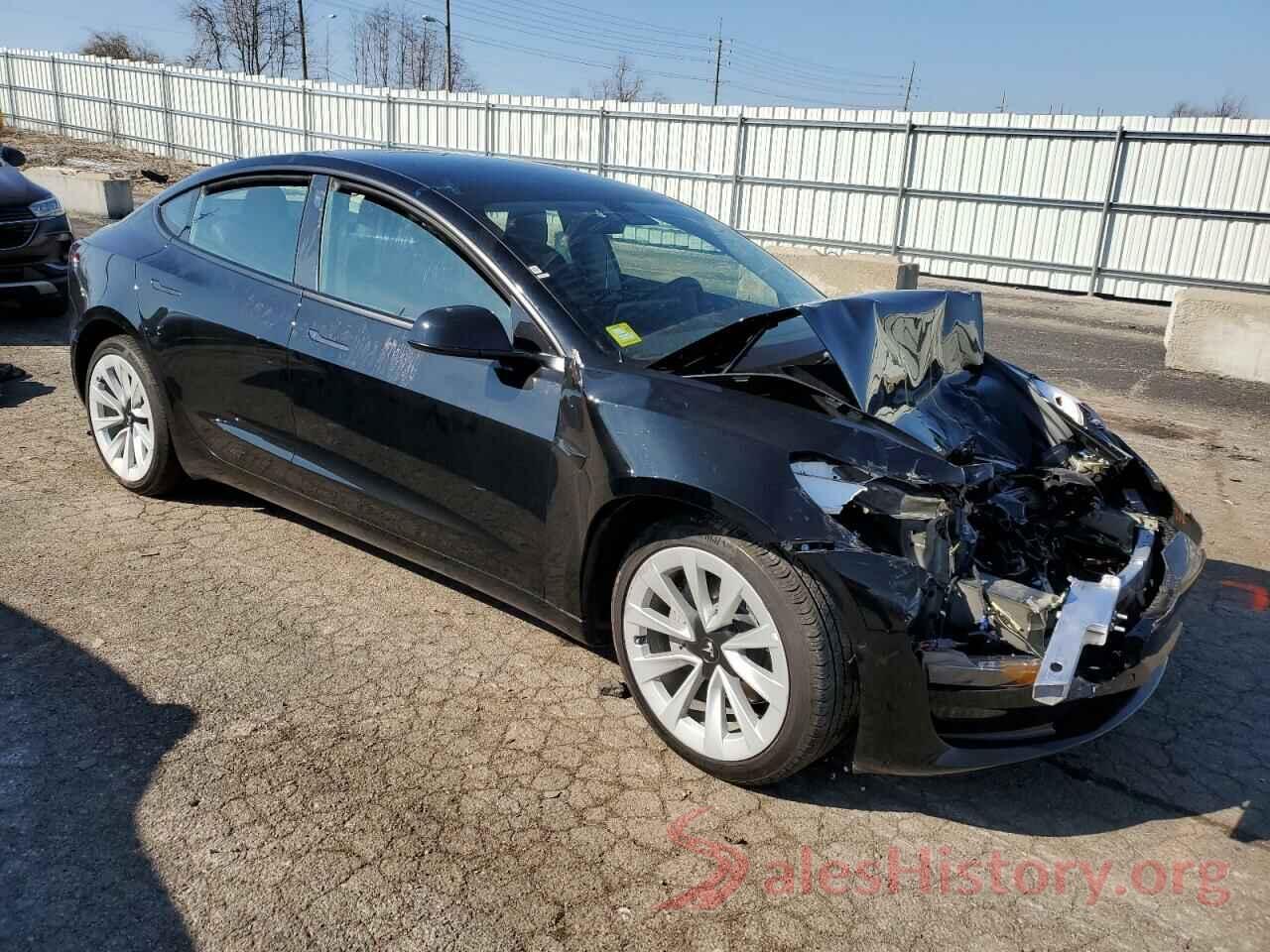 5YJ3E1EA5NF303855 2022 TESLA MODEL 3