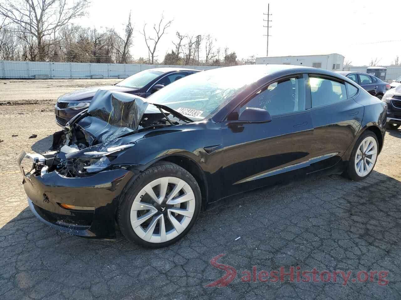 5YJ3E1EA5NF303855 2022 TESLA MODEL 3