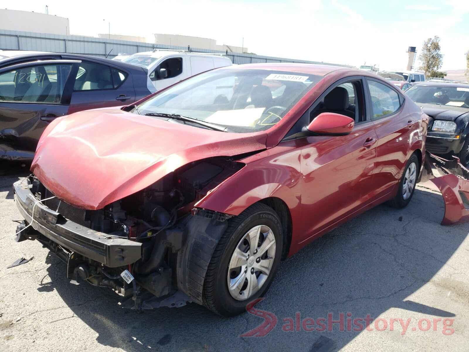 5NPDH4AE3GH754809 2016 HYUNDAI ELANTRA