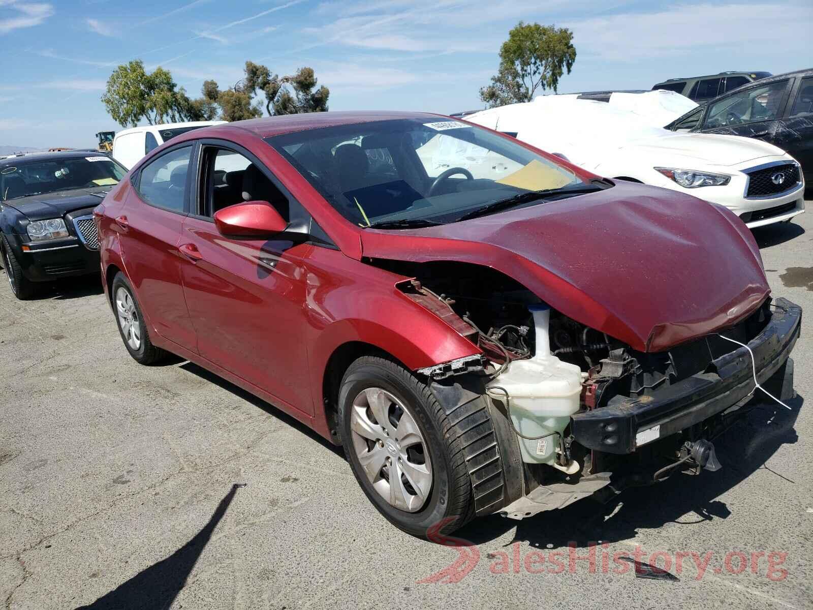 5NPDH4AE3GH754809 2016 HYUNDAI ELANTRA