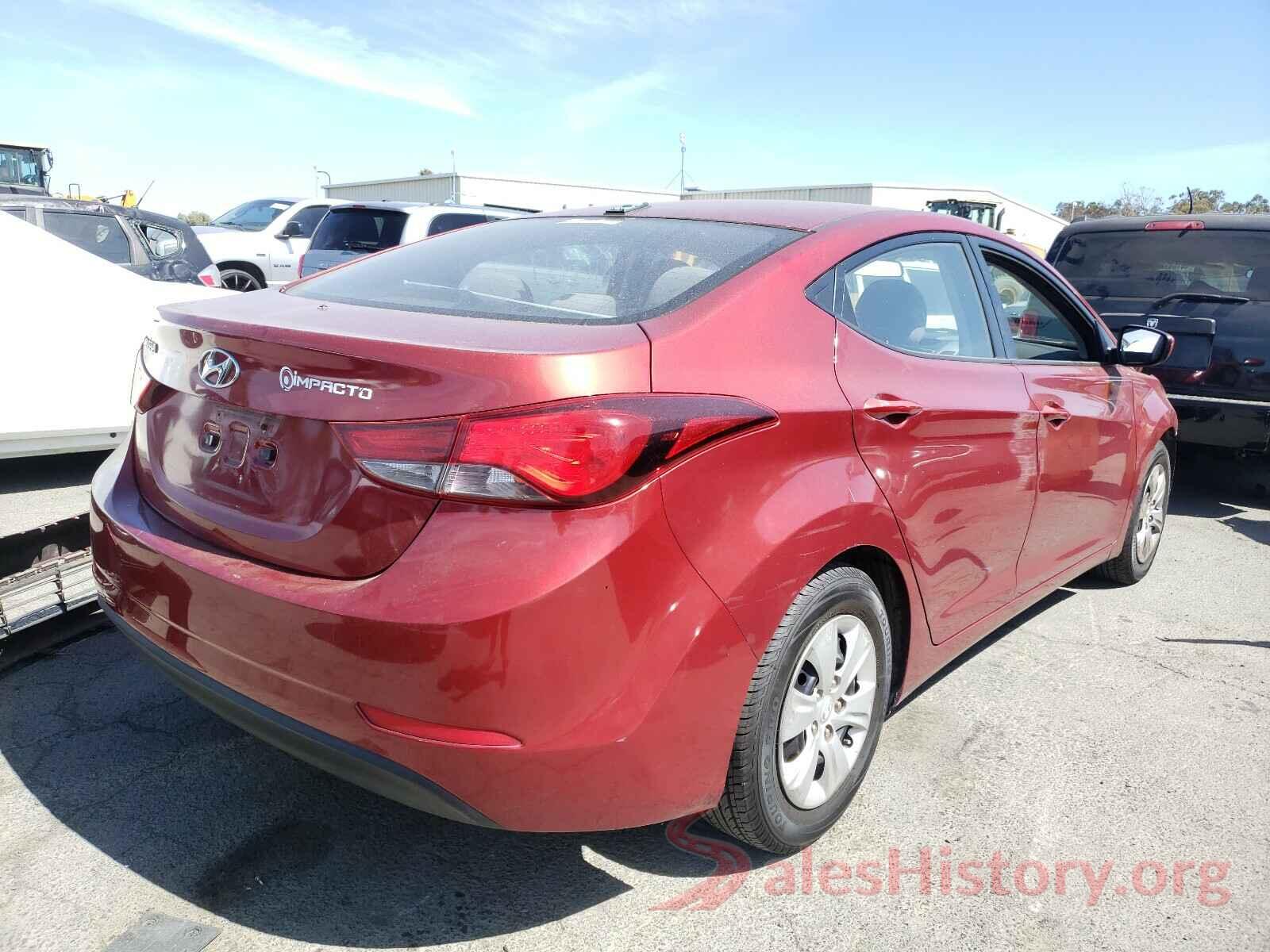 5NPDH4AE3GH754809 2016 HYUNDAI ELANTRA