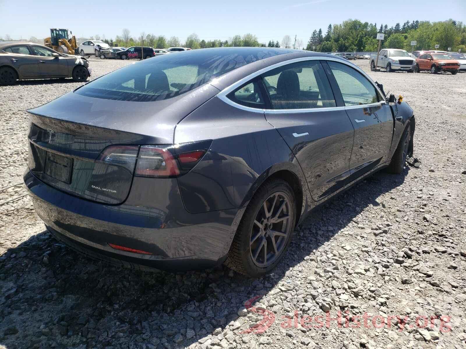 5YJ3E1EB8KF393846 2019 TESLA MODEL 3